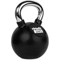 VirtuFit Kettlebell Gummi/Chrom