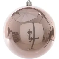 Décoris Weihnachtskugeln XXL Kunststoff 14cm Christbaumkugeln groß bruchsicher 15cm