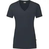 Jako Damen T-Shirt Organic, Farbe:anthrazit, Größe:48