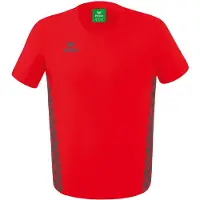 Erima Essential Team T-Shirt Rot/Schiefergrau - XL