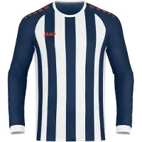 Jako Inter Trikot Langarm Herren - Navy / Weiß / Flame