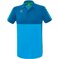 Erima Six Wings Poloshirt Curaçao/Mykonos