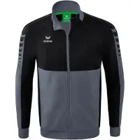 Erima Six Wings Worker Jacke Schiefergrau/Schwarz