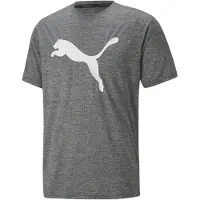 Puma Herren T-Shirt TRAIN FAV HEATHER CAT Tee 522352-01 S - Black Heather - S