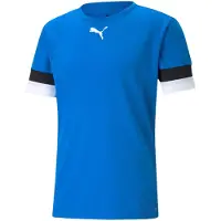 Puma Fußballtrikot "TEAMRISE JERSEY" Regular Fit, mit Rundhalsausschnitt, mit Mesh-Details an den Ärmeln