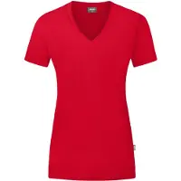 Jako Damen T-Shirt Organic, Farbe:rot, Größe:48