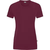 Jako Damen T-Shirt Doubletex, Farbe:maroon, Größe:36
