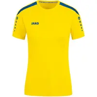 Jako Damen Trikot Power KA, Farbe:citro/royal, Größe:34