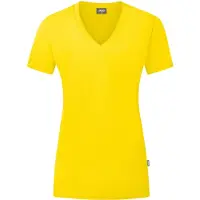 Jako Damen T-Shirt Organic, Farbe:citro, Größe:48