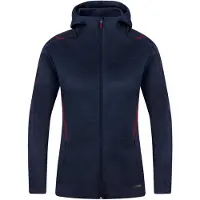 Jako Challenge Freizeitjacke Mit Kapuze Damen - Marine Meliert / Maroon