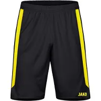 Jako Unisex Sporthose Power, Farbe:schwarz/citro, Größe:S
