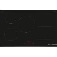 Bosch Serie 6 PVW831HC1E, Schwarz, Integriert, 80 cm, Zonen-Induktionskochfeld, Glaskeramik, 5 Zone(n)