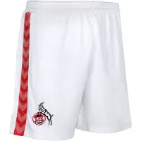 Hummel 1. FC Köln Home Shorts 2023 2024 Herren weß rot Gr 2XL