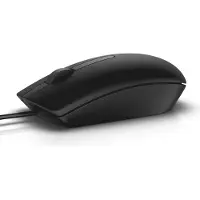 Dell MS116, Beidhändig, Optisch, USB Typ-A, 1000 DPI, Schwarz