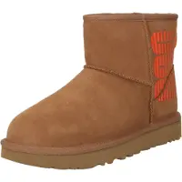 Ugg Damen Stiefel Classic Mini Side Logo - Camel - Größe 36