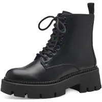 Tamaris Damen Stiefelette Boot Reißverschluss modische Profilsohle 1-25286-41, Größe:40 EU, Farbe:Schwarz