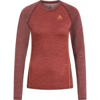 Odlo Damen Unterhemd BL TOP crew neck l/s NATURAL P