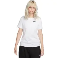 Nike W NSW CLUB SS TEE BRAUN MIT MOTIV