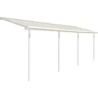 Canopia Aluminium Terrassenüberdachung Sierra Weiß 228x671x300 cm