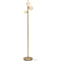 It's About Romi Stehleuchte Eisen Carrara 3-Globus Marmordruck