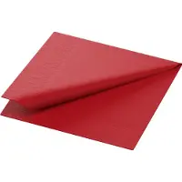 Duni Serviet Duni 24x24 cm 3-lag R?d,8 pk x 250 stk/krt