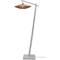 Good&Mojo Stehlampe Iguazu L 55x14 Weiß Natur