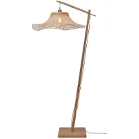 Good&Mojo - Stehleuchte Ibiza - Bambus - 83x65x176cm für Wohnzimmer, Schlafzimmer