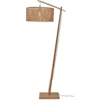 Good&Mojo - Stehleuchte Java - Bambus - 75x50x176cm für Wohnzimmer, Schlafzimmer