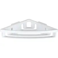 Wenko Eckregal Bralia 34,5 cm ABS weiß