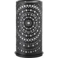 Duni Lysestage Billy ?75x140 mm Metal Sort,4 stk/krt