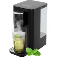 KitchenBrohters KitchenBrothers Heißwasserspender - 2.9L - Touch Display - Heißwasserhahn - 2600W - Schwarz