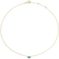 Jackie Gold Medina Topaz Halskette aus 14 Karat Gelbgold