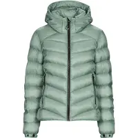 Superdry für Damen. W5011593A Fuji Steppjacke mit Kapuze grün (XS), Lässig, Polyester