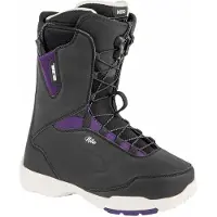 Nitro - Snowboard-Boots - Scala Boa Black Purple für Damen - Größe 27 - schwarz