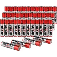 Arcas Micro-Batterie Alkaline 1,5V Typ AAA/LR03 32+4 Pack