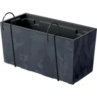 Prosperplast Urbi Case Beton Effect W Collection 39.5x18.5x19.5 Cm Blumentopf