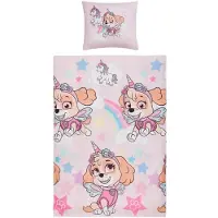 Paw Patrol Bettwäsche für Kinder 140x200 cm Bettbezug & 60x70 cm Kopfkissenbezug