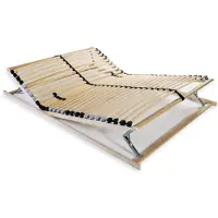 vidaXL Lattenrost mit 28 Latten 7 Zonen 140x200 cm