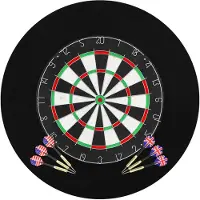 vidaXL Professionelle Sisal-dartscheibe Mit 6 Darts Und Surround