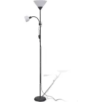vidaXL Stehlampe Schwarz
