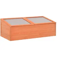 vidaXL Frühbeet Holz 100x50x34 cm