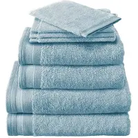 De Witte Lietaer Waschlappen Contessa Ice Blue (6er Set)