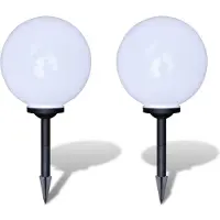 vidaXL Wegeleuchten 2 Stk. LED 30 cm mit Erdspieß