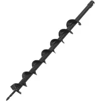 vidaXL Schneckenbohrer Stahl 60 mm