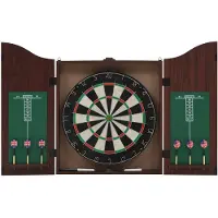 vidaXL Professionelle Sisal-dartscheibe Mit Schrank Und 6 Darts