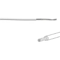 TOOL LAND Verdrahtungsdraht - ø 1,4 mm - 0,2 mm² - mehrdrähtig - Farbe weiss