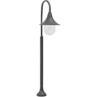 vidaXL Garten-Pollerleuchte E27 120 cm Aluminium Bronzefarben