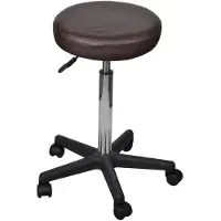 vidaXL Bürohocker Braun