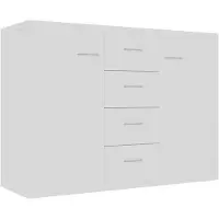vidaXL Sideboard Weiß 88x30x65 cm Holzwerkstoff