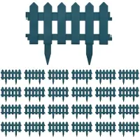 vidaXL Rasenkanten 25 Stk. Grün 10 m PP